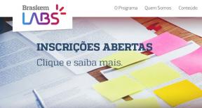 Braskem Labs - Inscrições encerram em 15/05